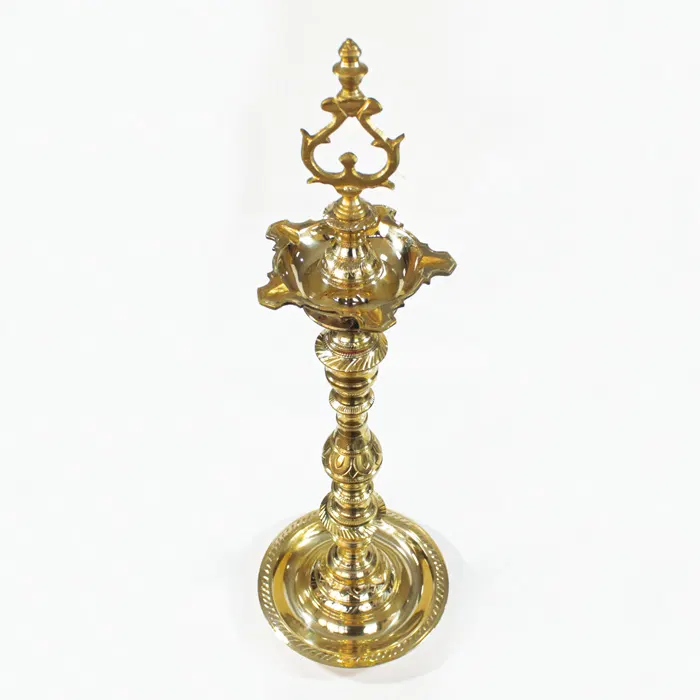 Traditional brass lamp